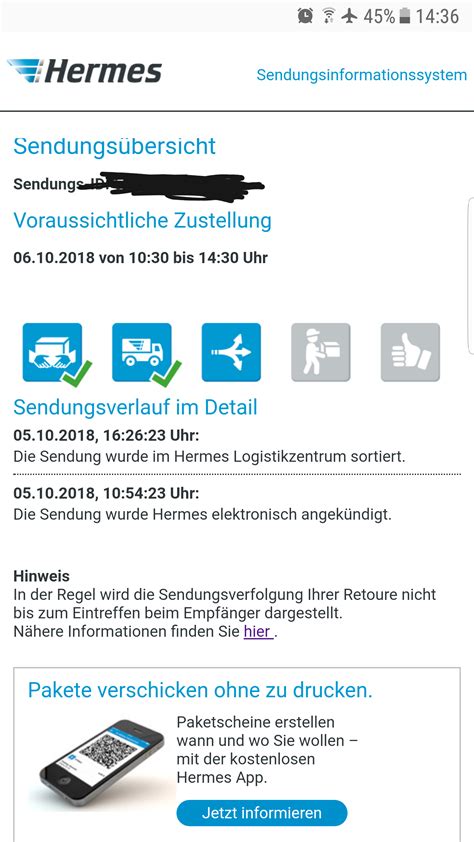 hermes päckchen laufzeit|wann kommt der Hermes paket.